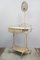 Antique French Washing or Dressing Table with Oval Mirror, 1870s 15