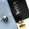Blue Hand Enameled Ladybug Shaped Sterling Silver & Gold Plated Cufflinks from Berca 7