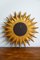 French Golden Sunburst Mirror, 1950s, Image 6