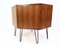 Mid-Century Walnut Corner Cupboard or Dresser, 1960s, Image 4