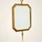 Antique French Style Brass Pendant Mirror 3