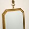 Antique French Style Brass Pendant Mirror 6
