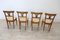 Antique Walnut Dining Chairs, Set of 4, Immagine 11
