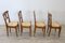 Antique Walnut Dining Chairs, Set of 4, Imagen 4