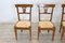 Antique Walnut Dining Chairs, Set of 4, Imagen 8