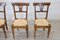 Antique Walnut Dining Chairs, Set of 4, Imagen 2