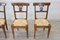 Antique Walnut Dining Chairs, Set of 4, Immagine 2