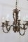 Art Nouveau Bronze Chandelier, 1900s 6