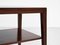 Mid-Century Danish Two-Tier Side Table in Rosewood by Severin Hansen for Haslev, Immagine 4