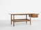 Mid-Century Danish Coffee Table in Oak and Teak by Ejvind A. Johansson for FDB 2