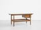 Mid-Century Danish Coffee Table in Oak and Teak by Ejvind A. Johansson for FDB 1