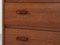 Midcentury Danish chest of 6 drawers in teak by Carl Aage Skov for Munch, Image 10