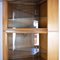 Oak Veneer and Glass Corner Cabinet or Bureau, 1960s, Immagine 3