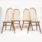 Vintage Beech and Elm 365 Windsor Quaker Dining Chairs from Ercol, 1960s, Set of 4 2