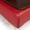 Red Leather Corner Sofa from Ewald Schillig 5
