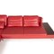 Red Leather Corner Sofa from Ewald Schillig, Immagine 9