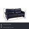 Leather DS 70 Two-Seater Couch in Dark Blue from De Sede 2