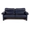 Leather DS 70 Two-Seater Couch in Dark Blue from De Sede, Image 1