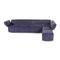 Metal Clou Corner Sofa in Dark Blue Fabric from COR 10