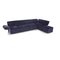 Metal Clou Corner Sofa in Dark Blue Fabric from COR, Immagine 3