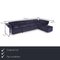 Metal Clou Corner Sofa in Dark Blue Fabric from COR 2