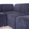 Corner Sofa & Armchair in Blue Fabric from COR, Set of 2 6