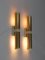 Gold-Colored Wall Lamps from Philips, 1970s, Set of 2 2