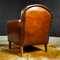 Vintage Leather Armchair in Dark Brown 5