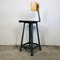 Industrial Metal Stool with Backrest 4