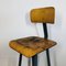 Industrial Metal Stool with Backrest 7
