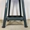 Industrial Metal Stool with Backrest, Image 9