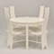 Sculptural Backed Chairs & Dining Table, 1980s, Set of 5 4