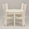 Sculptural Backed Chairs & Dining Table, 1980s, Set of 5, Image 4