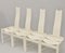 Sculptural Backed Chairs & Dining Table, 1980s, Set of 5 8