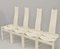 Sculptural Backed Chairs & Dining Table, 1980s, Set of 5, Image 8