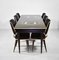 Mid-Century Chinoiserie Dining Table & Six Chairs by Umberto Mascagni, Set of 7 4