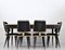 Mid-Century Chinoiserie Dining Table & Six Chairs by Umberto Mascagni, Set of 7, Image 2