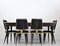 Mid-Century Chinoiserie Dining Table & Six Chairs by Umberto Mascagni, Set of 7, Immagine 2