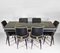 Mid-Century Chinoiserie Dining Table & Six Chairs by Umberto Mascagni, Set of 7 13
