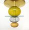 Murano Glass and Painted Metal Chandelier by Ettore Sottsass for Venini 5