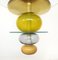 Murano Glass and Painted Metal Chandelier by Ettore Sottsass for Venini, Imagen 5