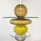 Murano Glass and Painted Metal Chandelier by Ettore Sottsass for Venini, Image 4