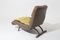 Painted Iron & Leather Chaise Lounge by Giovanni Offredi for Saporiti, 1970s, Imagen 3