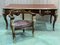 Regency Style Desk Set in Amaranth and Rio Rosewood Veneer 2