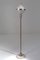 Floor Lamp in Chrome, Brushed Steel, Marble and Glass from Bbpr, 1960s, Image 1