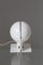 Lampe de Bureau Sirio en Verre Acrylique Blanc et Acier par Sergio Brazzoli et Ermanno Lampa pour Harvey Guzzini, 1970s 1