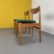 Teak Dining Chairs with Pine Green Upholstery from Casala, Germany, Set of 2 3