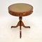 Antique Regency Style Yew Wood Drum Table 1