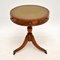Antique Regency Style Yew Wood Drum Table, Image 2