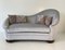 Art Deco Velvet and Macassar Sofa, 1950s 1